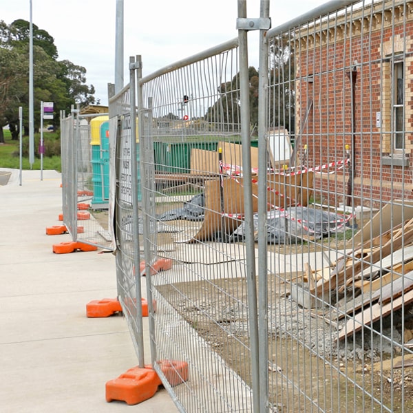 what's the procedure for arranging the pickup of the temporary fence once my job or even is finished